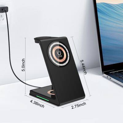 Mobile Accessories New Arrivals 15W Fast Charging Strong Magnet Magnetic Wireless Phone Charger For IPhone photo-5