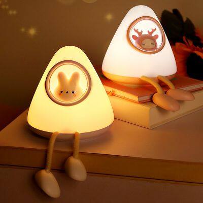 New Cartoon Lovely Cute Phone Holder Bedside Table Lamp Kids Night Light