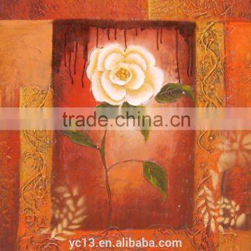 excellent modern handmade art flower oil painting ct-387 !!