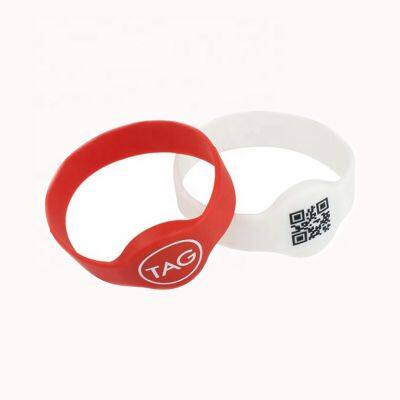 Waterproof 13.56mhz Rfid Silicone Wristband S50 1k/ntag213 Smart Lock Key Nfc Bracelet photo-3