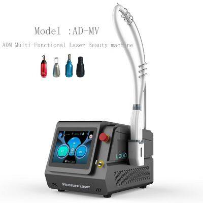 New Portable PicoLaser 532 755 1320 1064 Pico Second Tattoo Removal Laser Machine Pigmentation Removal Picosecond Laser