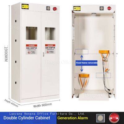 Industrial Gas Cylinder Management Cabinet: Cold Rolled Steel, Lockable Doors-ideal for Environmental Monitoring Stations.