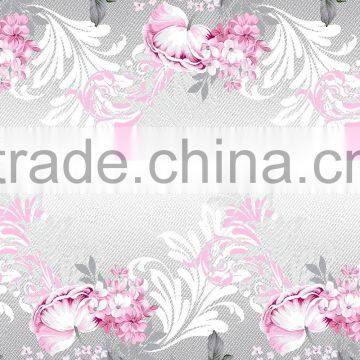 Floral 100% Polyester Microfiber Bedsheet Fabric for Home Textile