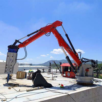 Pedestal Rockbreaker Boom System