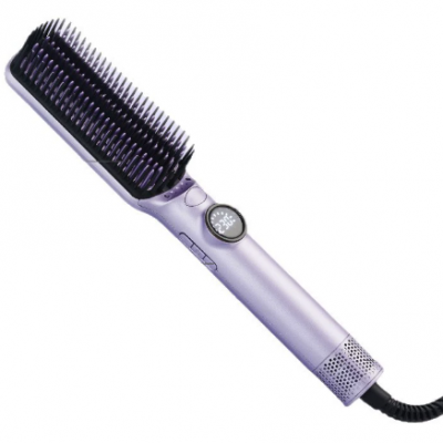 Hot Air Comb/hair Dryer Multifunctional Straight Hair Curler/cold Hot Air Comb Curly Hair LCD Fluffy Comb Lazy Person（Wechat:13510231336）