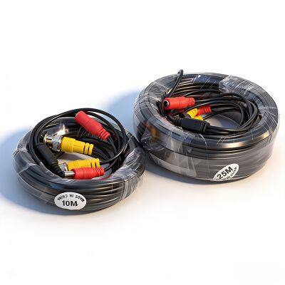 BNC+DC 50m Cctv Cord Power Supply Video Cable Extension Cord for Security Surveillance Cameras, AHD Factory Monitoring Cable photo-2