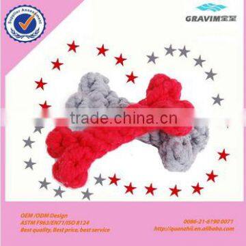 Hot sale China manufacture cute bone shape durable pet dog toy