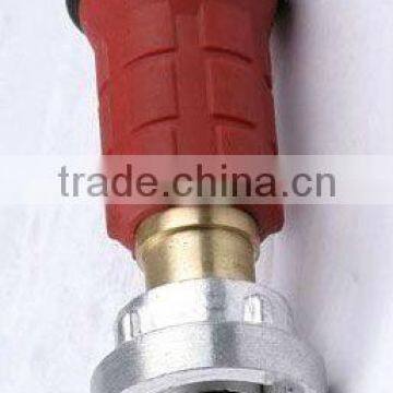 Fire hose reel nozzle with storz adaptor