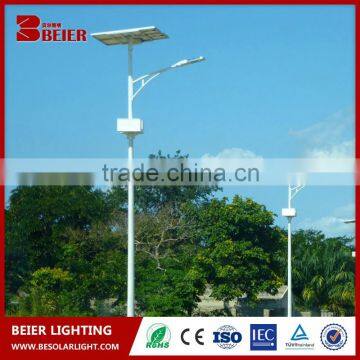 High brightness 85W 8m solar led street light with CE certification 12V/24V solar lamp system