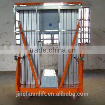 China Adjustable Hydraulic Double Mast Aluminum Alloy Lift Platform on Sale photo-5