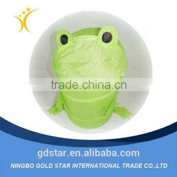 Cute green frog shape laundry storage basket