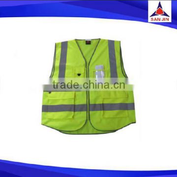 Manufacturer eco dark green safety walking reflective vest