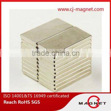 block shaped NdFeB magnet with ROHS AND REACH coating with NI