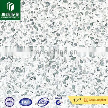 Artificial stone white color material flower patterm artificial quartz stone for promotion
