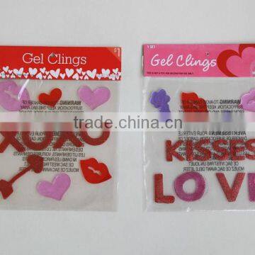 Jelly Gel Stickers, Gel Clings For Window or Cups