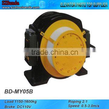 Elevator Gearless Traction Machine BD-MY05B, Lift Motor