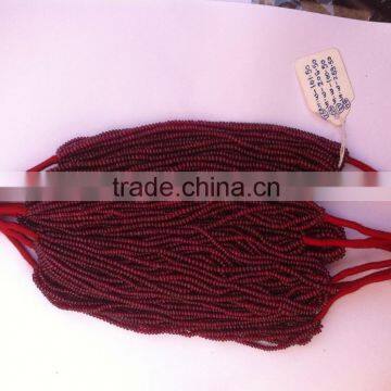 Ruby Round Beads
