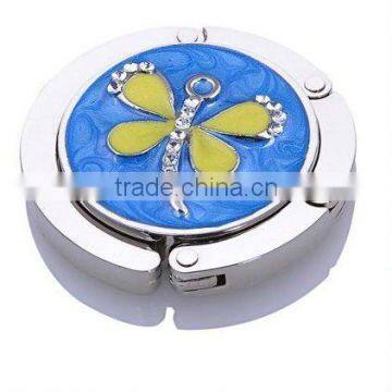 fashion dragonfly zinc alloy bag hanger