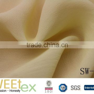 shaoxing textile 100%viscose women crepe de chine VISCOSE GEORGETTE GGT FABRIC