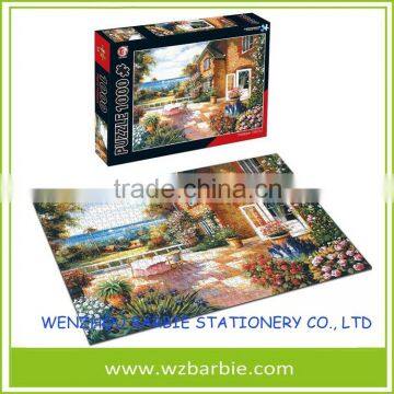 Wholesale OEM Custom Full Color Printed Puzzle 1000 Piece Jigsaw Puzzle