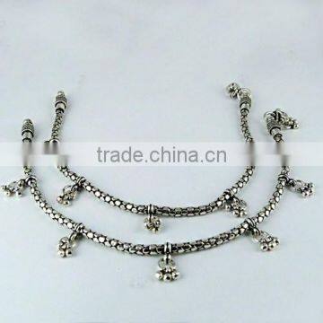 Fantastic !! Oxidized Plain 925 Sterling Silver Anklet, Fine Silver Jewelry, Online, Sale Silver Jewelry photo-2