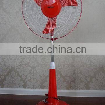 Chinese Portable 12V Chargeable Battery Powered Emergency Fan with Solar