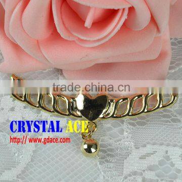 Wholesale garment buckles, rhinestone crystal decorative buckle for garment accessories