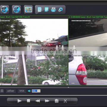 H.264 GPS/GSM/3G/WIFI/4ch Car Dvr Hdd 4G MDVR photo-4