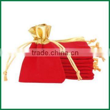 Small Quantity Accept Cheap Custom Velvet/cotton Drawstring Pouch Bag,stock Women's Lady Jewelry Bag Wholesale photo-2