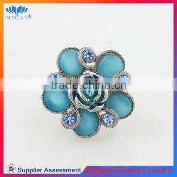 2014 wholesales blue stone silver finger ring silver jewellery