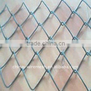 Galvanized and pvc coated chain link fence