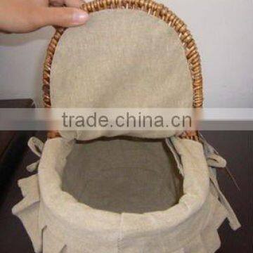 small wicker basket