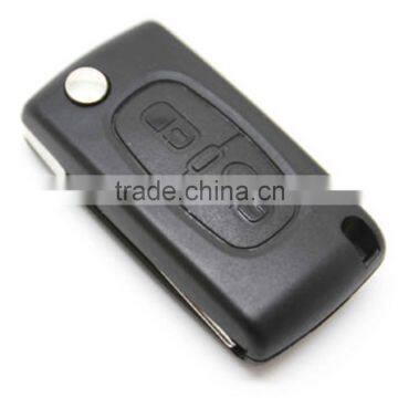 Uncut Blade Folding Remote Key Case Shell Replacement for CITROEN C3 2 BUTTON Flip Switchblade Key Protection Cover photo-5