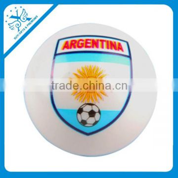 PU national flag ball logo printing stress flag ball