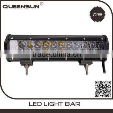 Wholesale 2015 4D new design IP67 12 inch 72w off road atv suv trucks straight two rows led light bar