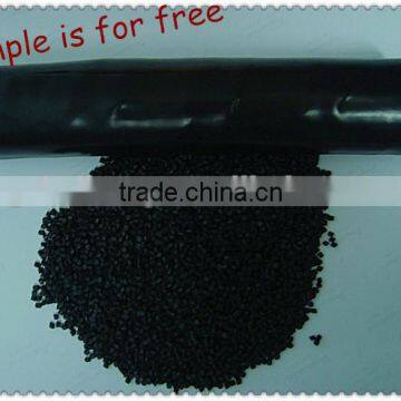 Plastic black and yellow PVC raw material with free samples