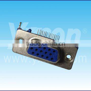 D-SUB Connector Three Row With Locating Pegs Blue Color HDR Connector photo-5