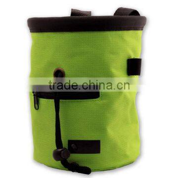 Chalk Bag with Belt and Zippered Pocket