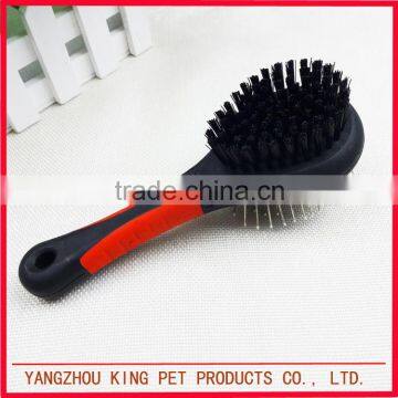 Vacuum Pet Dog Hair Clean Brush Color Plastic Massage Comb photo-6