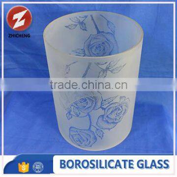 customized size heat resistant glass lamp shade