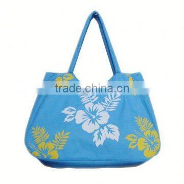 Promotional organic canvas beach bag