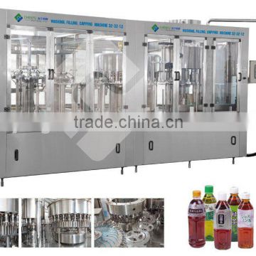 fruit flesh juice filling machine rinser/pulp filler/juice filler/ capper 4in1 monoblock hot filler mahine