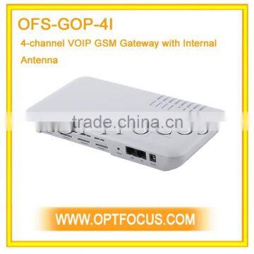4 port VOIP GSM Gateway with internal Antenna