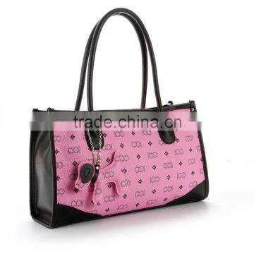 2016 fashion leisure wild printing ladies handbag navy style shoulder bag