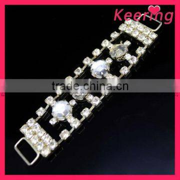 Wholesale crystal rhinestone connectors for bikini WCK-690