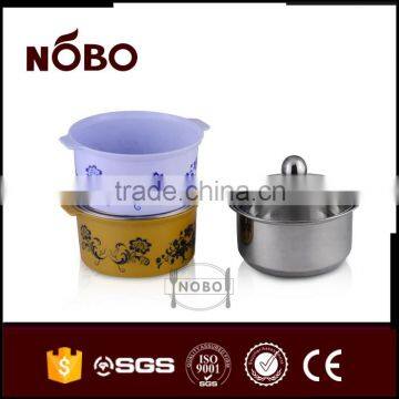 2016 NOBO New Design Stainless Steel Pot With Glass Lid photo-3