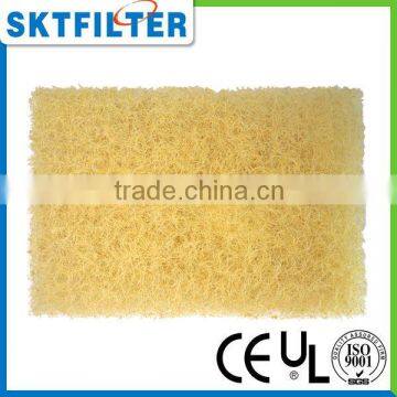 2014 yellow recyclable special design air conditioning filter media