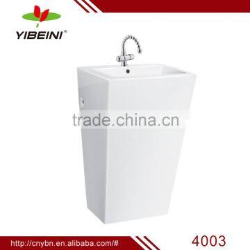 Big Wash Basin Freestanding Big Square Pedestal Basin