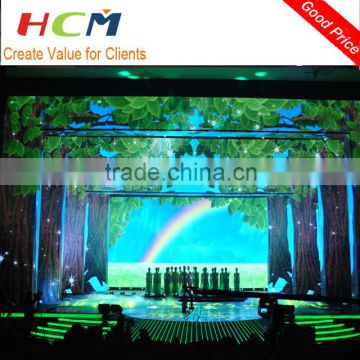 rental use p3.9 p4.8 led stage screen display aluminum cabinet wall for concert/show