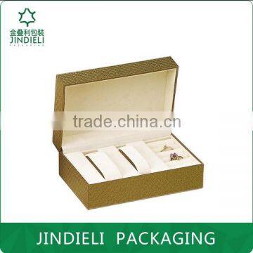 elegant gift box packaging for double watch and jewelry